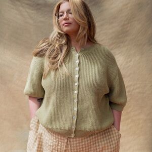 Green Coastal Cardigan